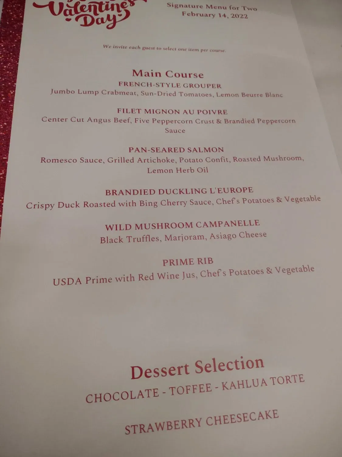 Menu 6