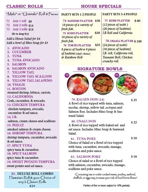 Menu 3