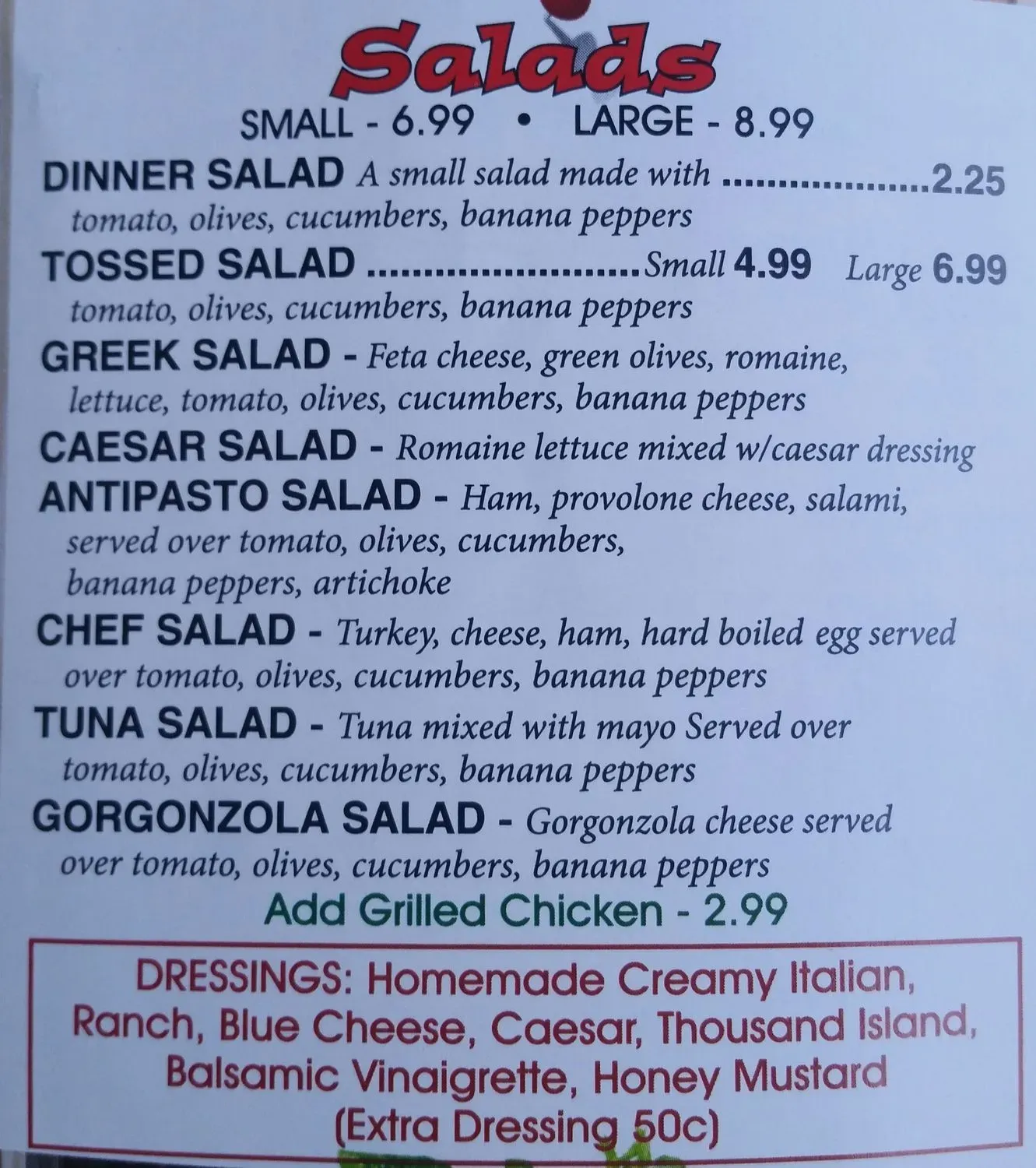 Menu 2