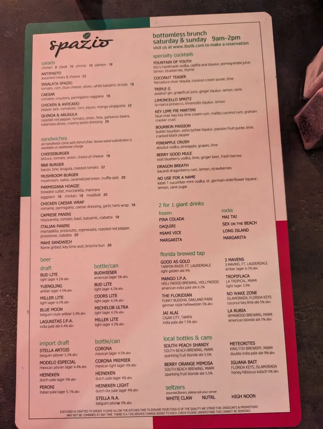 Menu 4