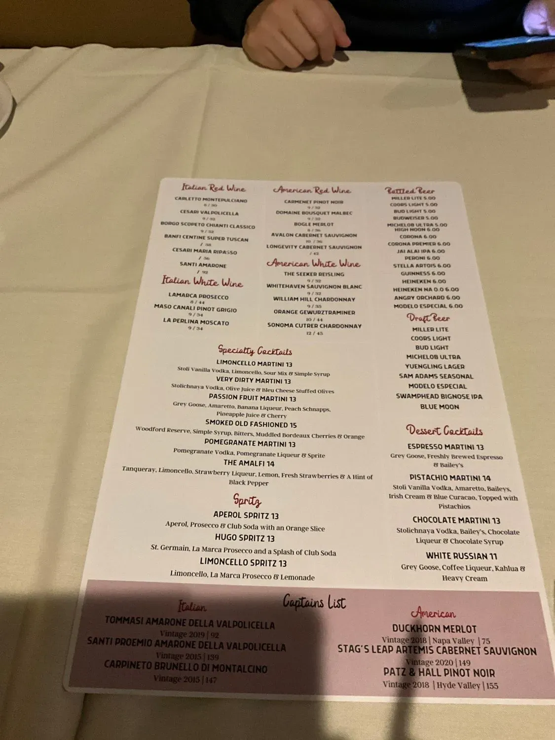 Menu 4