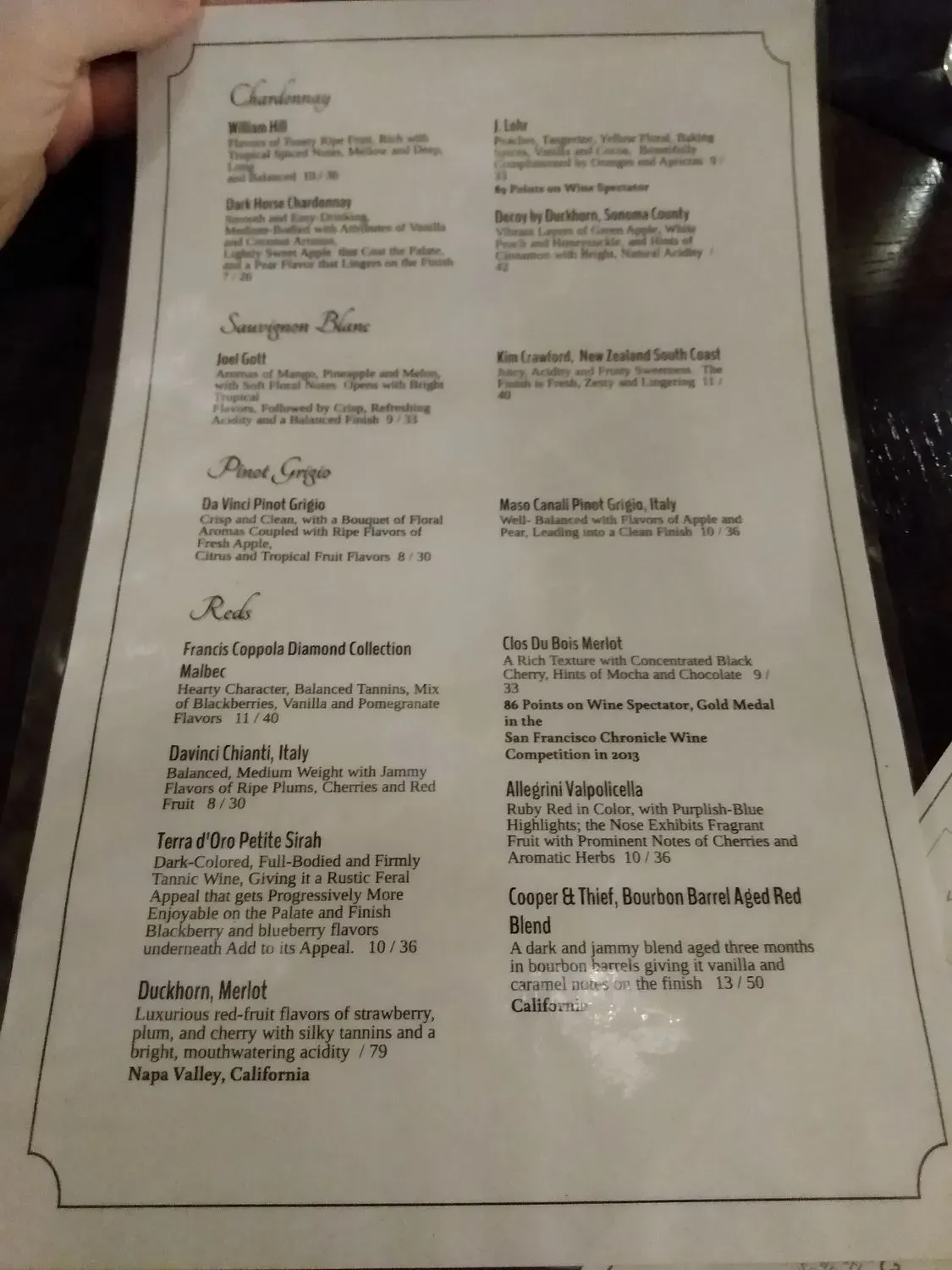 Menu 3