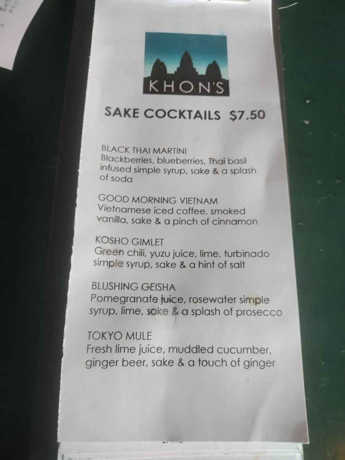 Menu 6