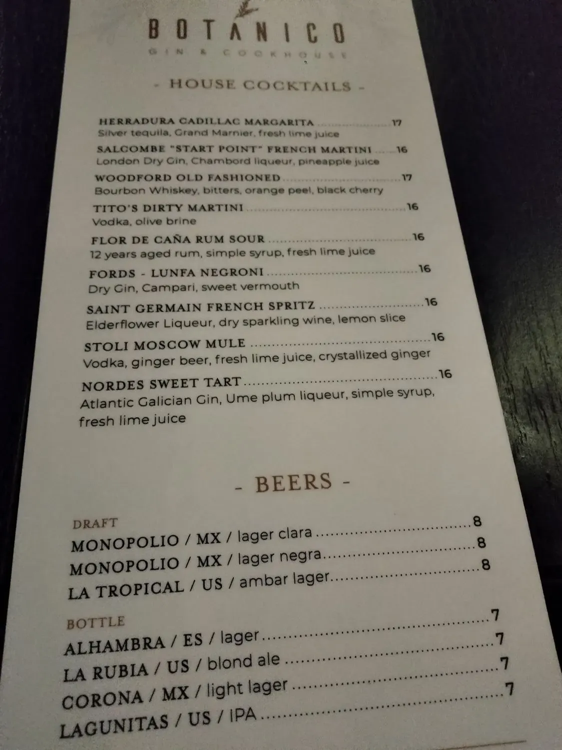 Menu 6