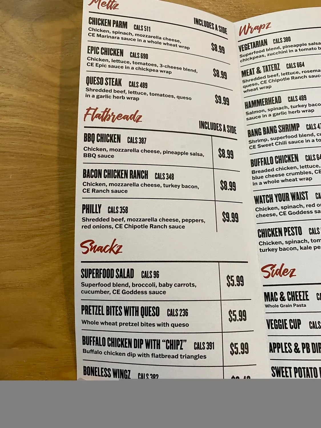 Menu 4