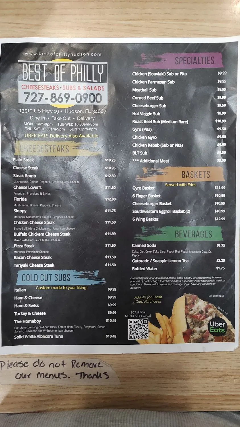 Menu 4