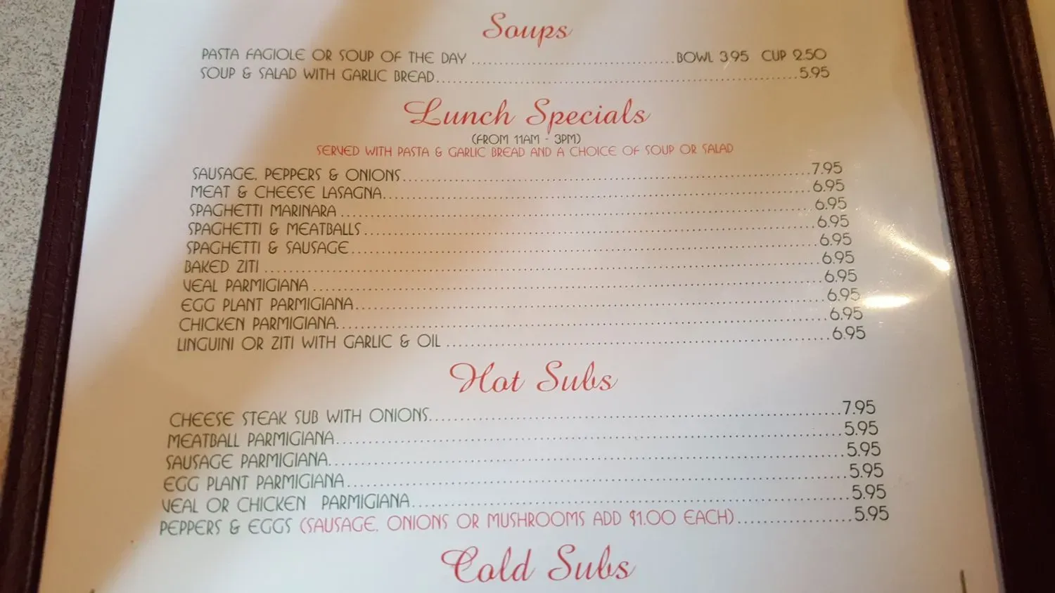 Menu 2