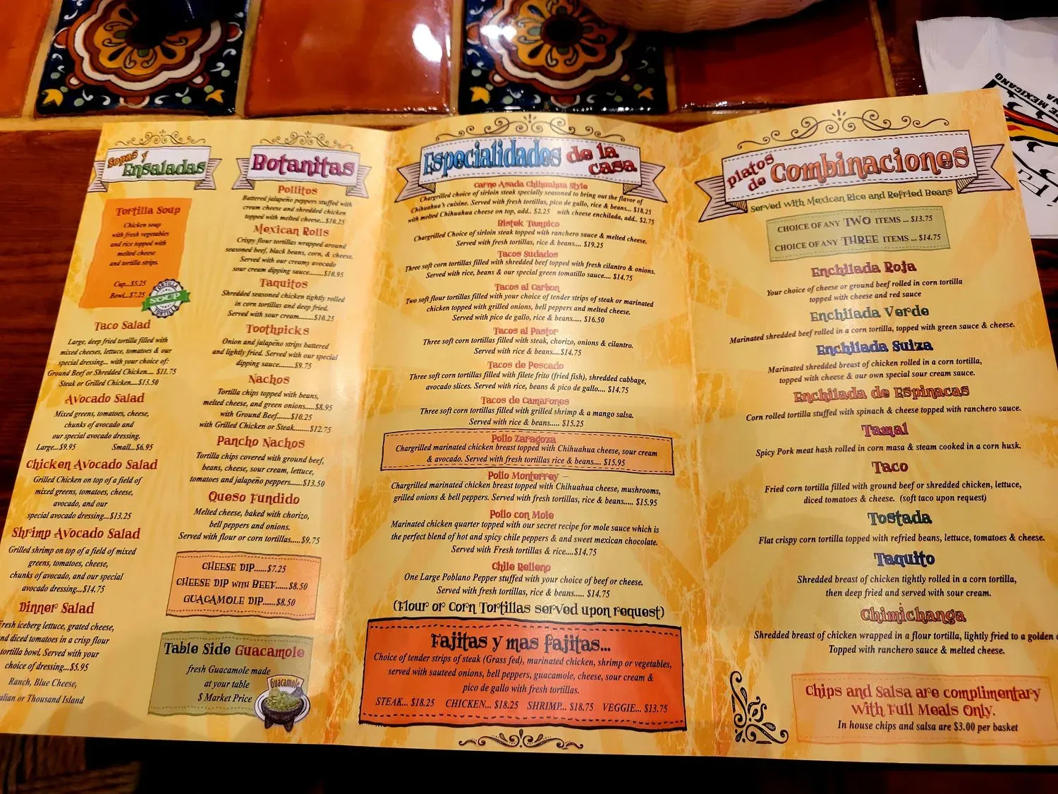 Menu 2