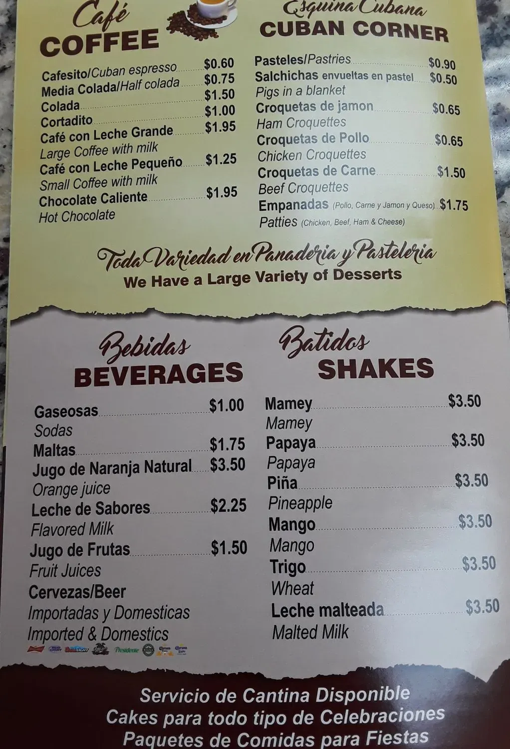 Menu 4