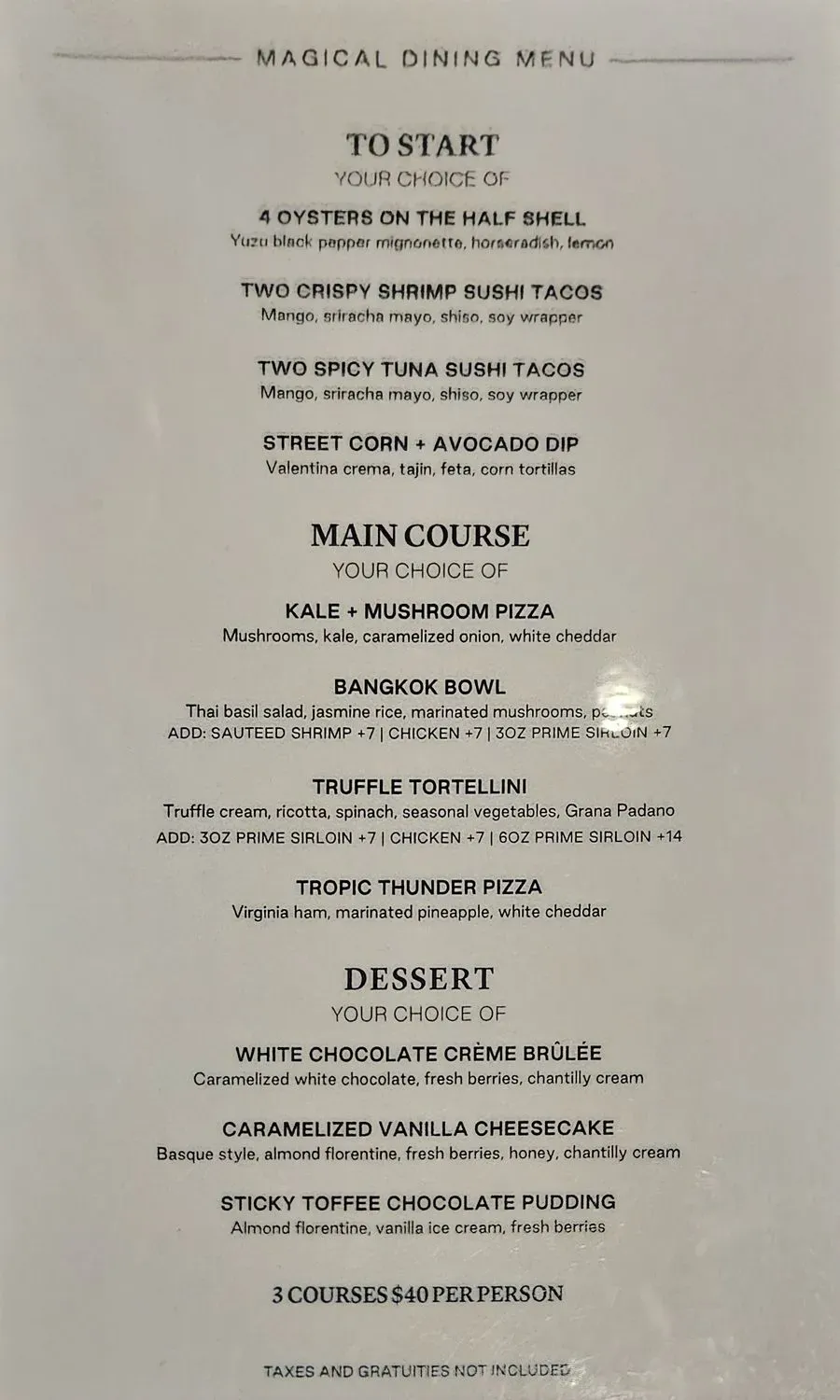 Menu 5