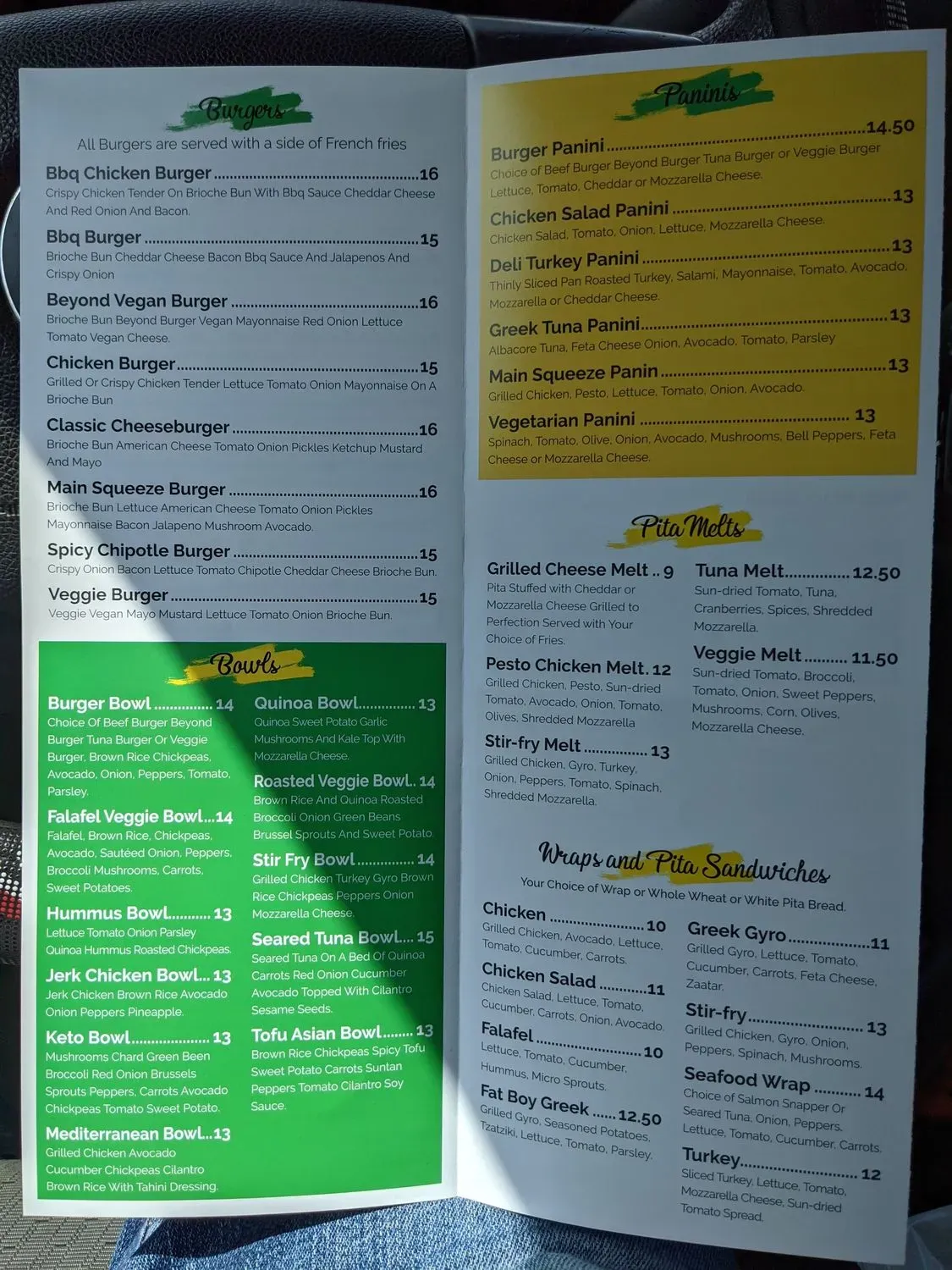 Menu 3