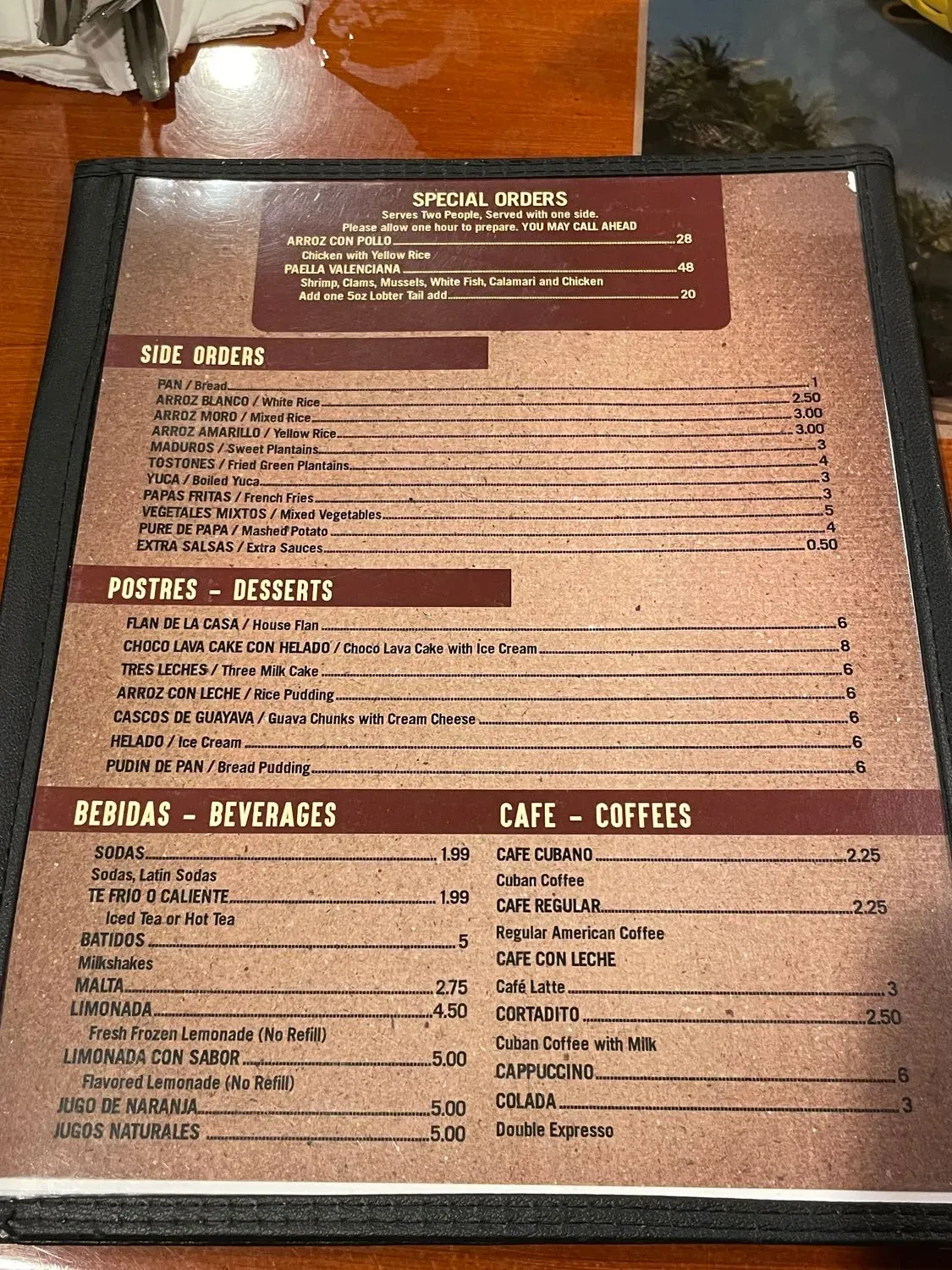 Menu 2