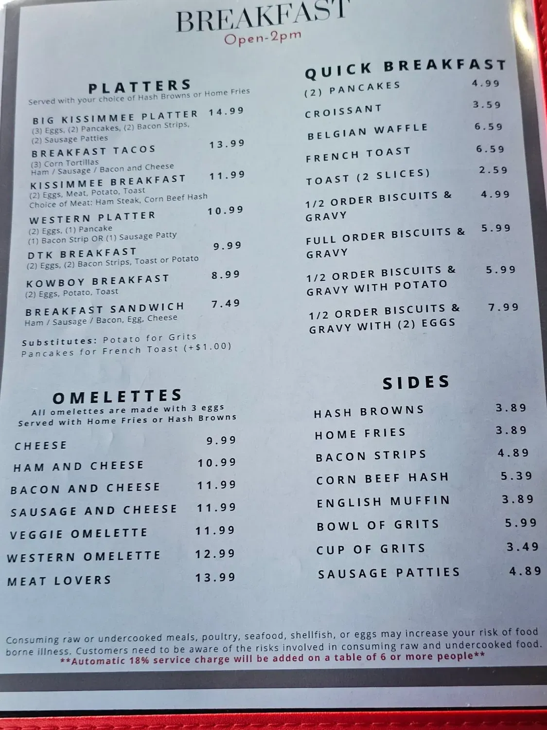 Menu 4