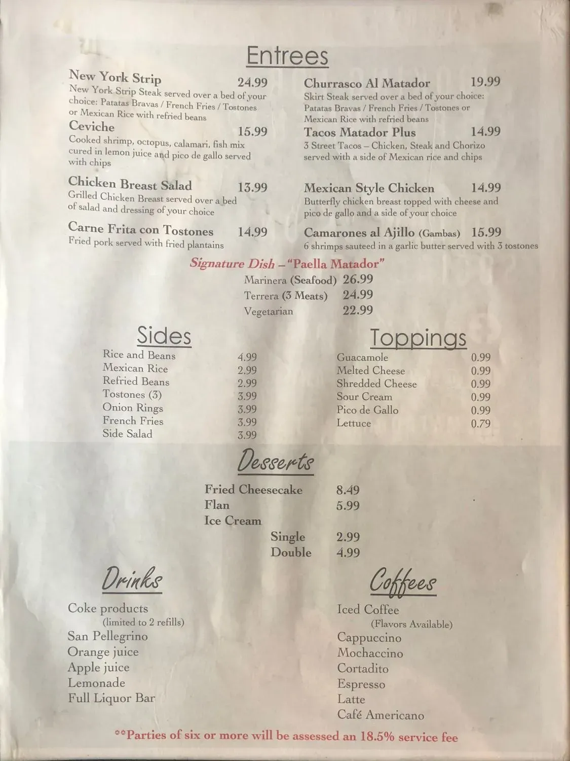 Menu 6