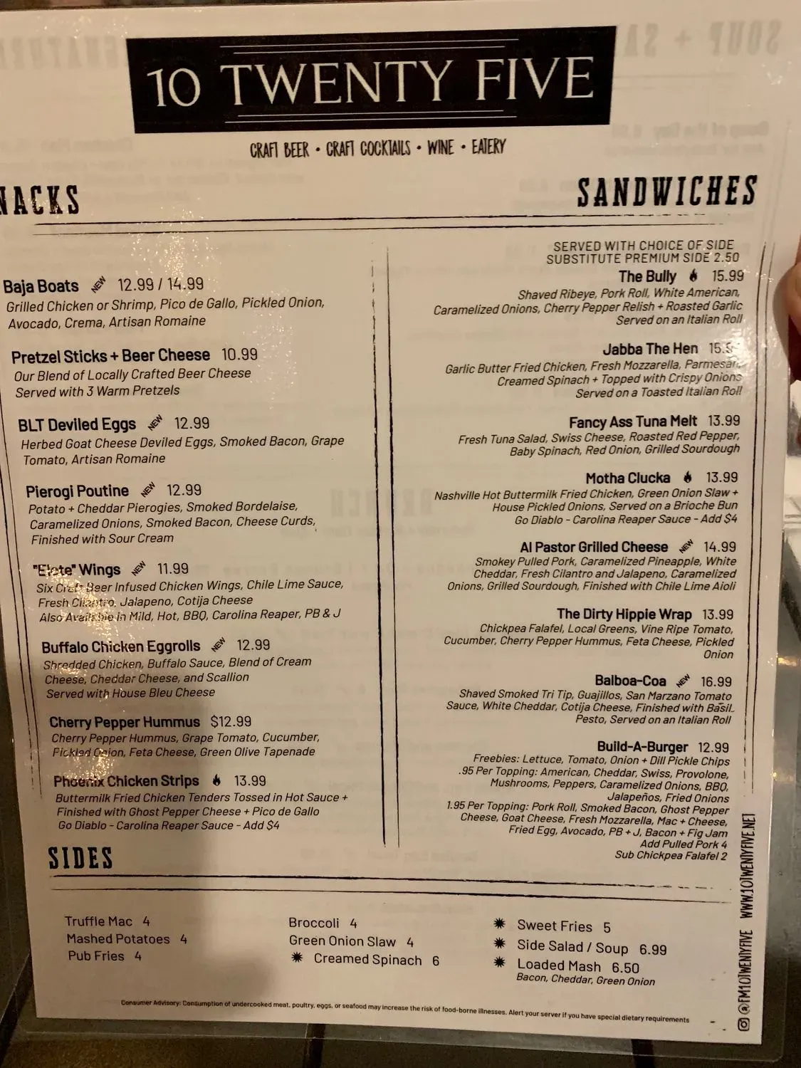 Menu 5