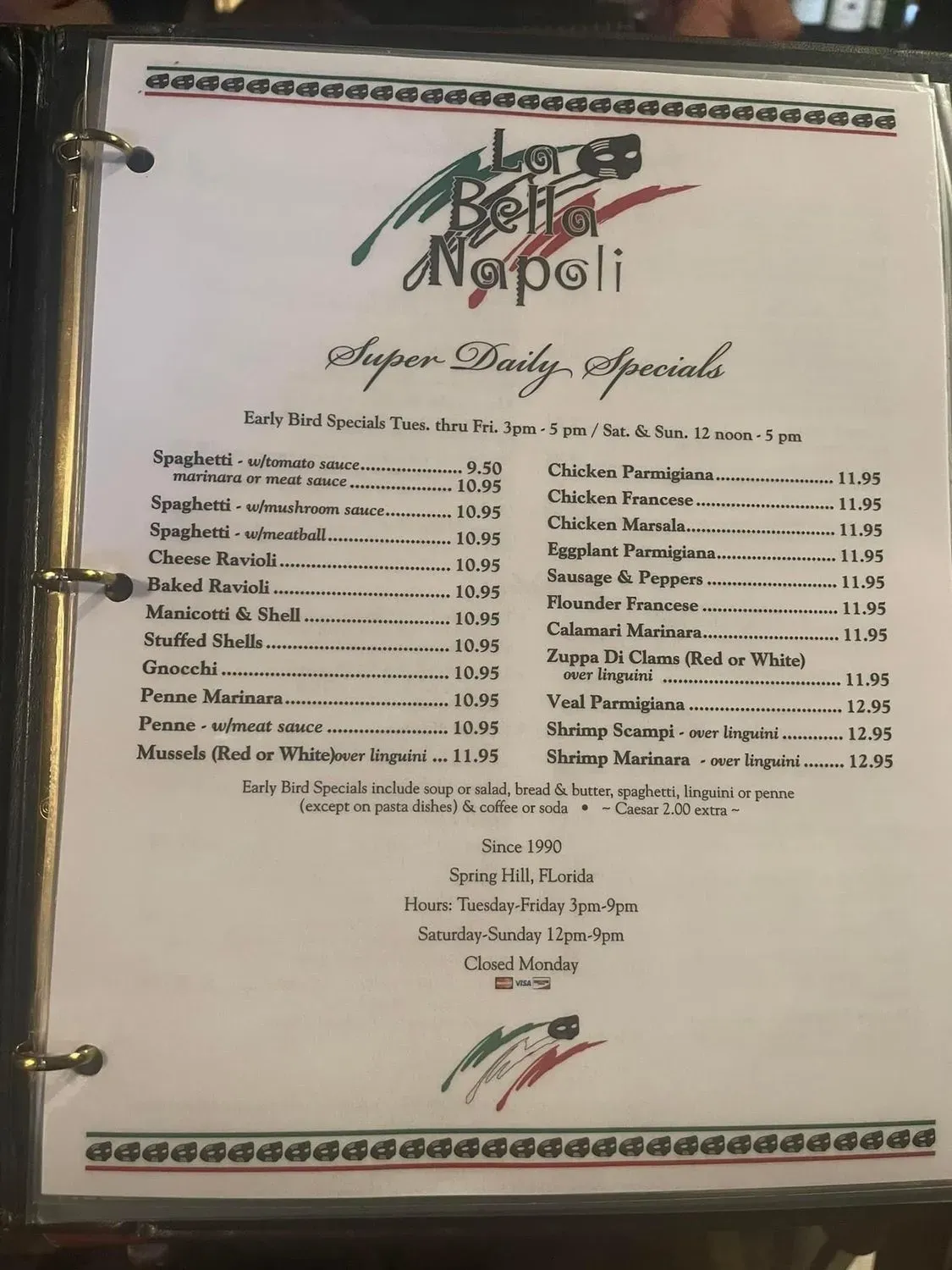 Menu 6