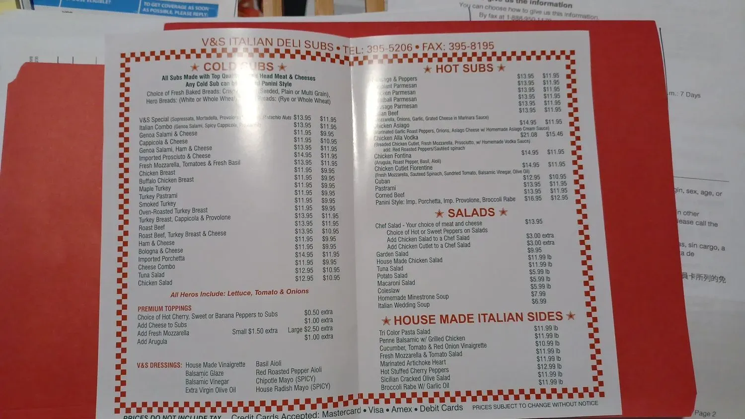 Menu 4