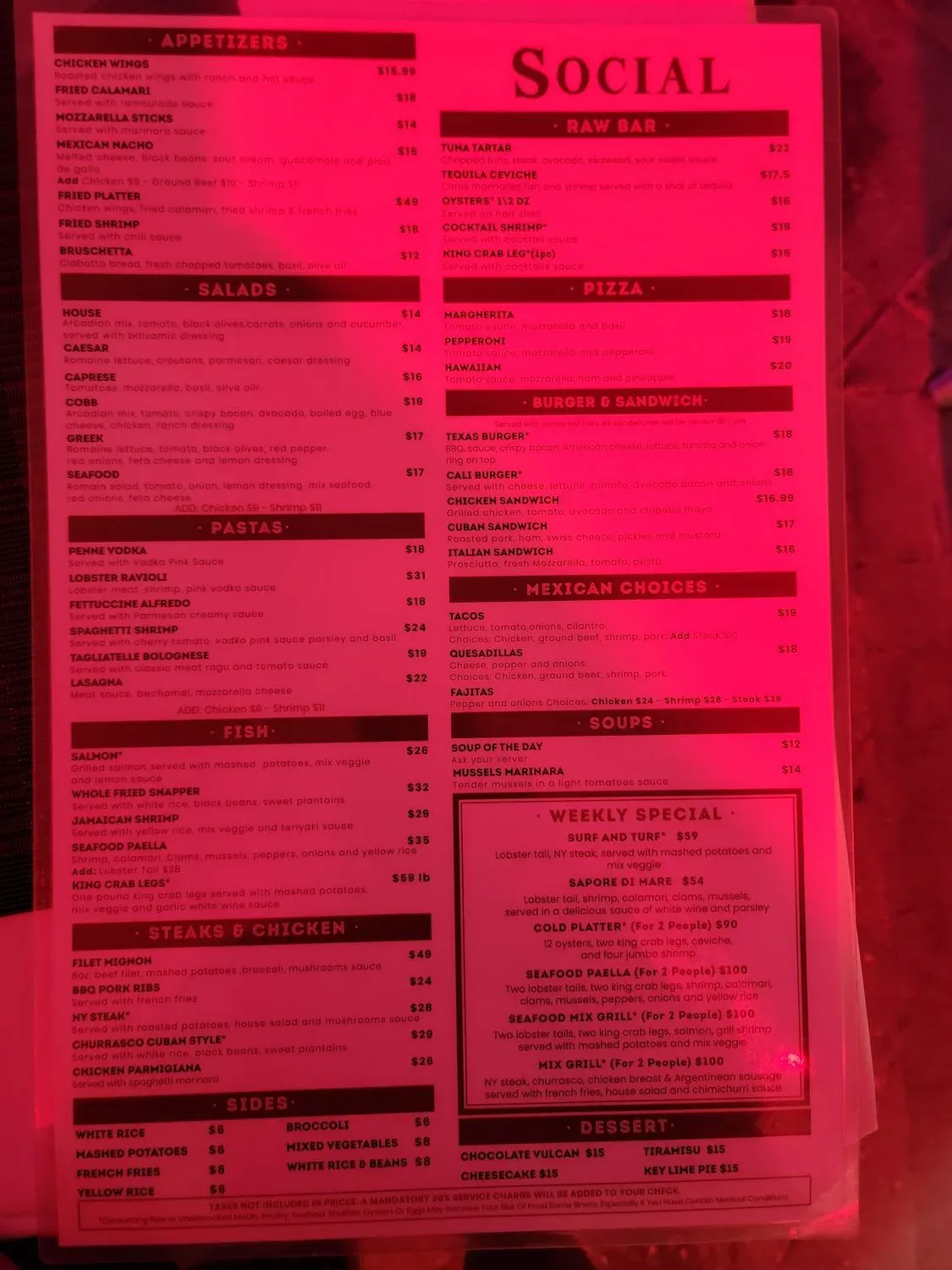 Menu 4