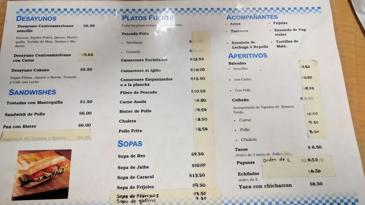 Menu 3