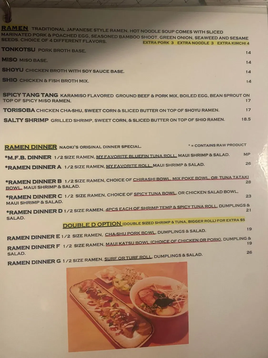 Menu 6