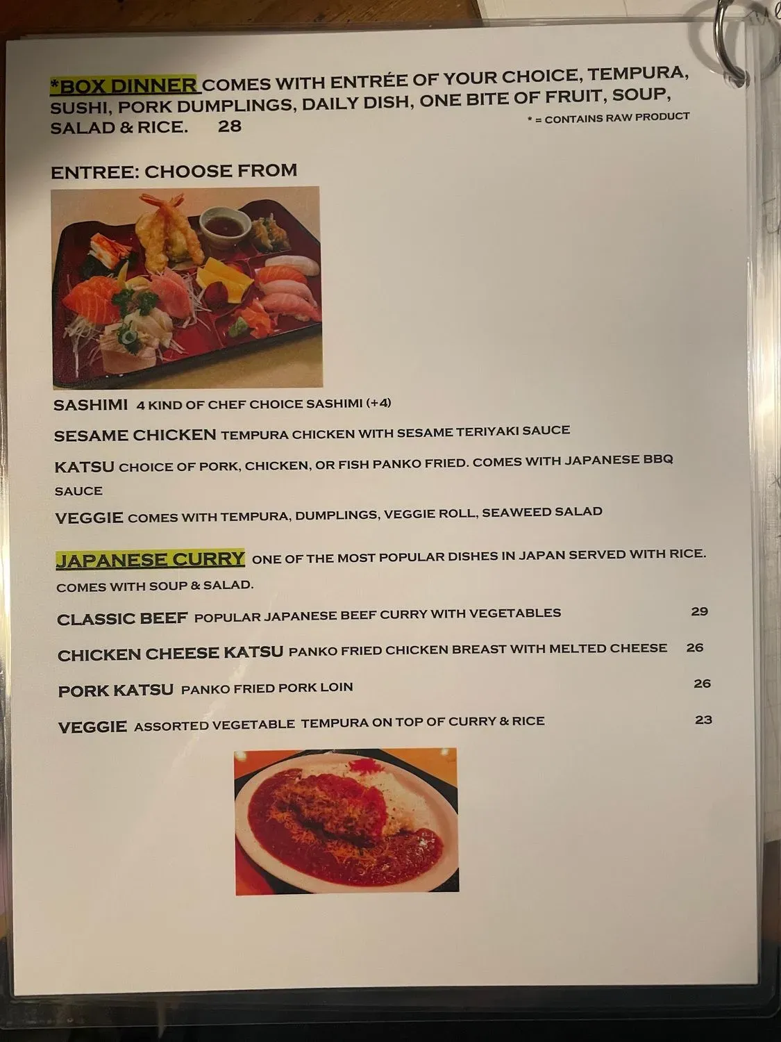 Menu 4