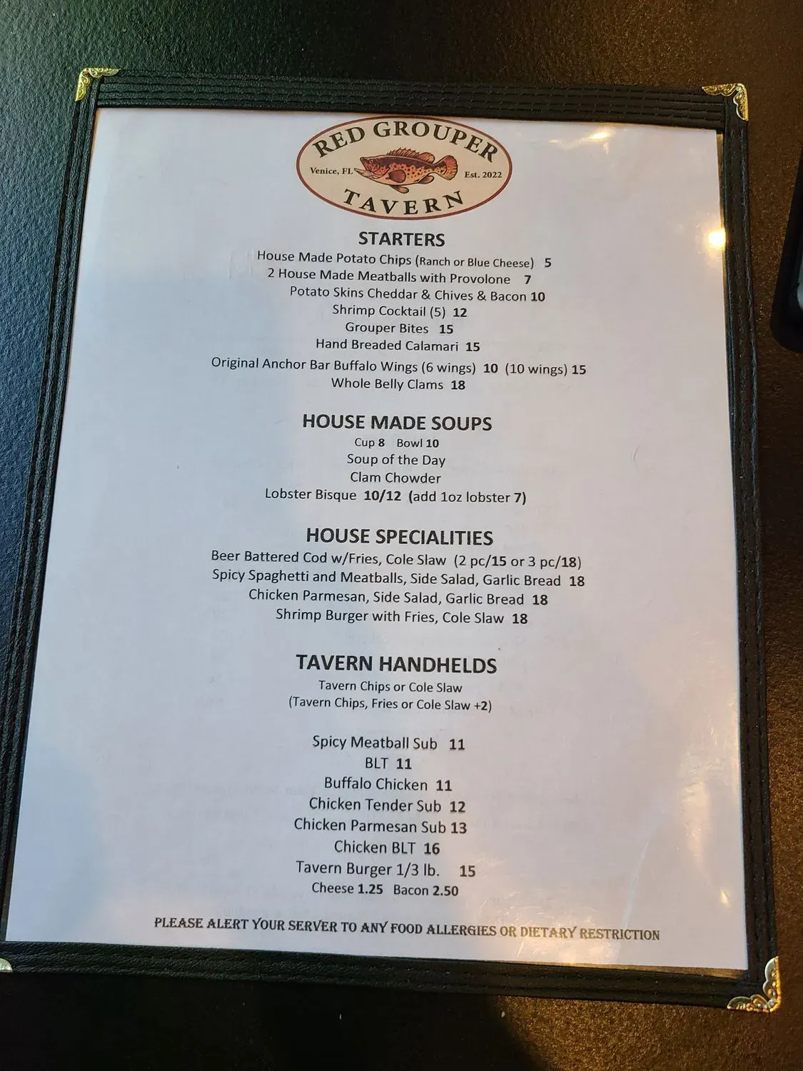 Menu 6