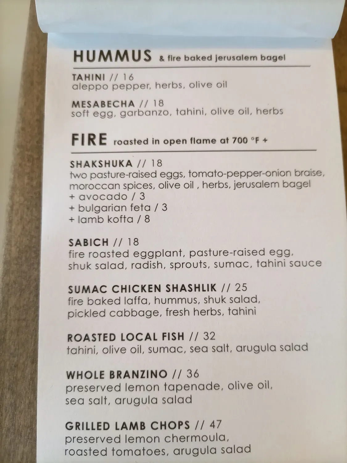 Menu 6