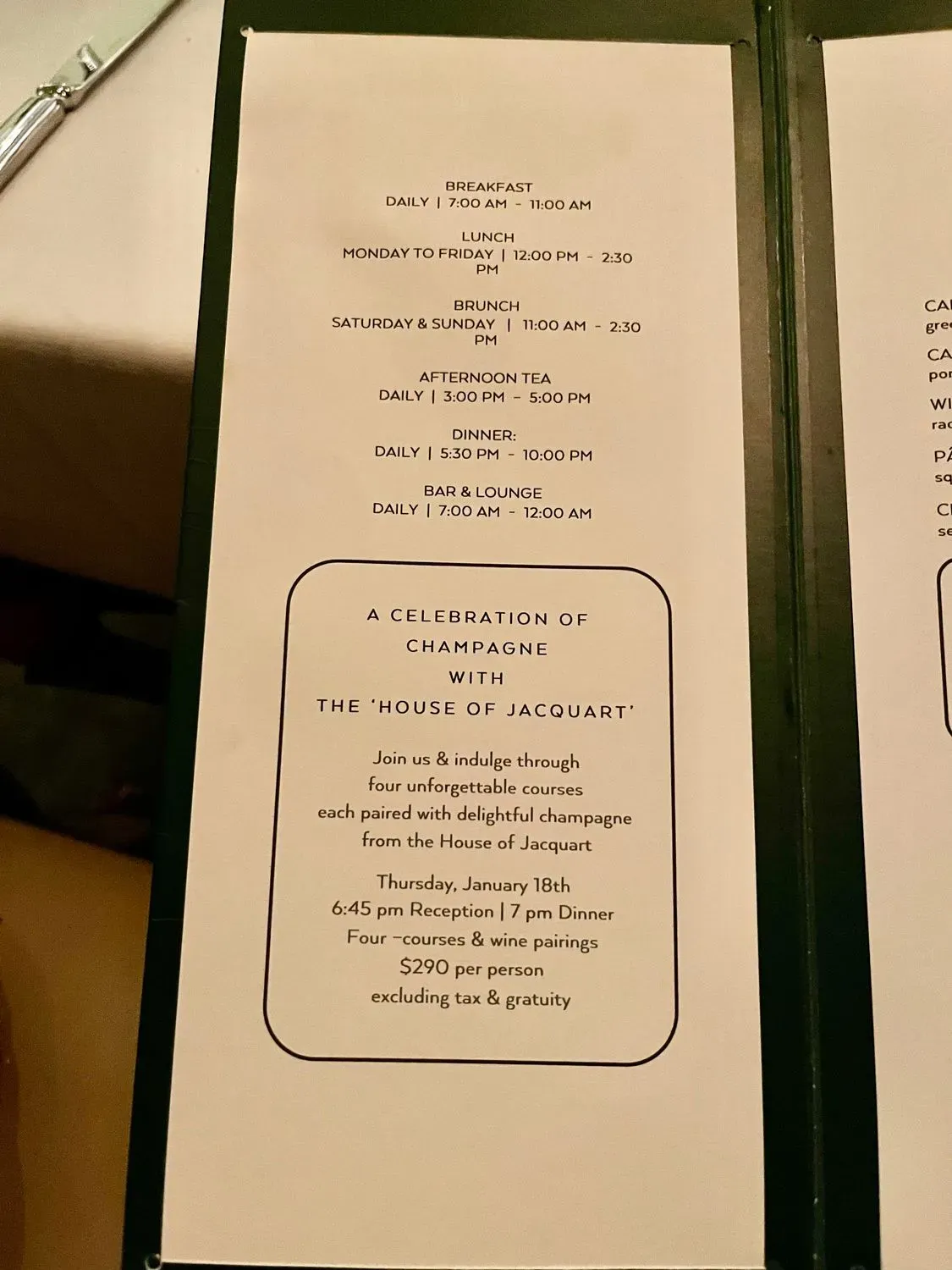 Menu 6