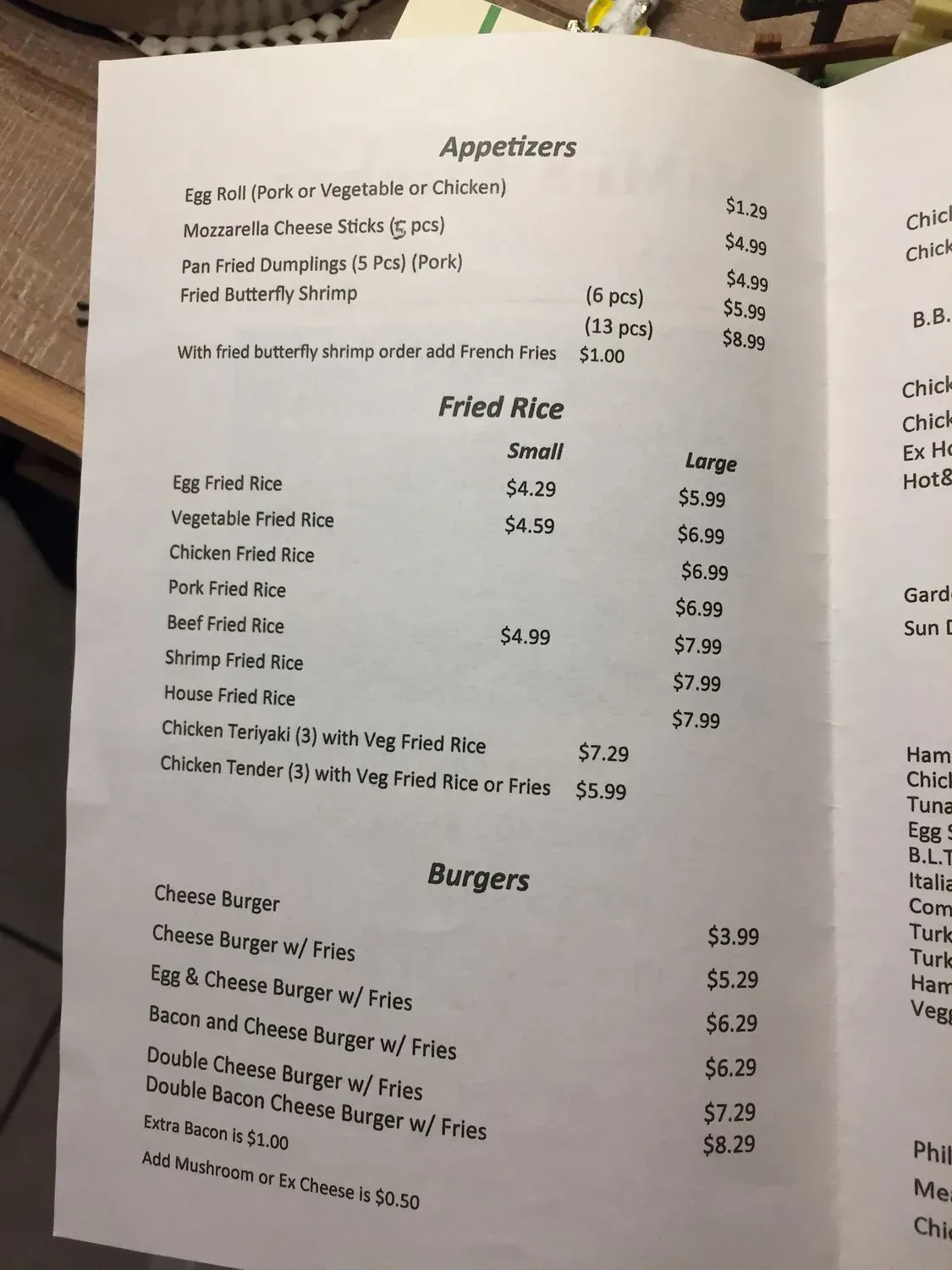 Menu 6