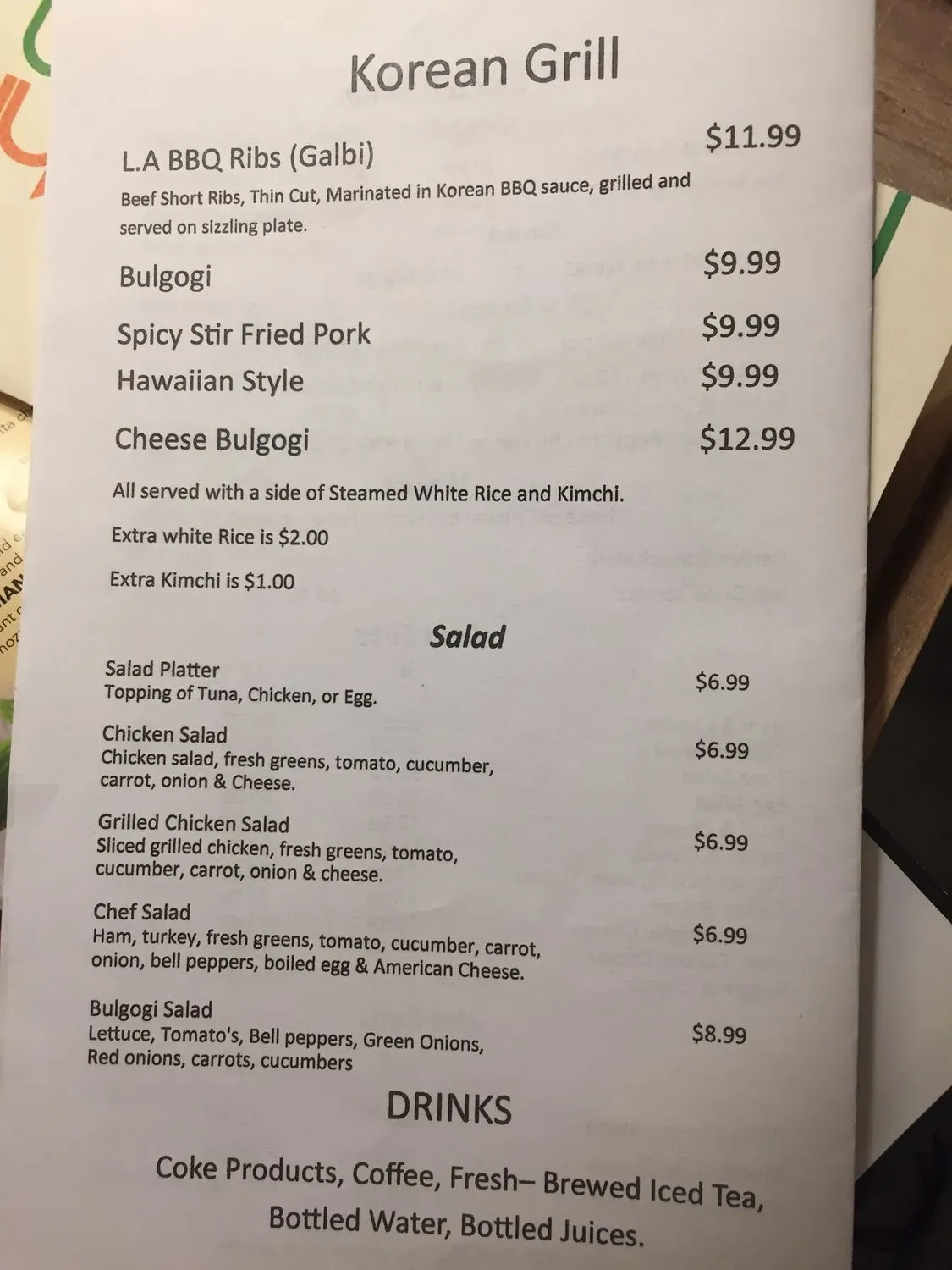 Menu 4