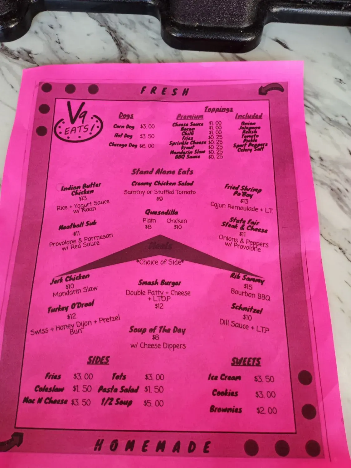 Menu 5