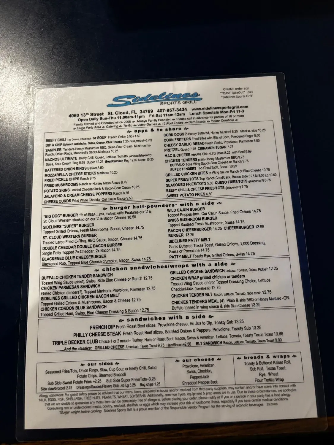 Menu 2