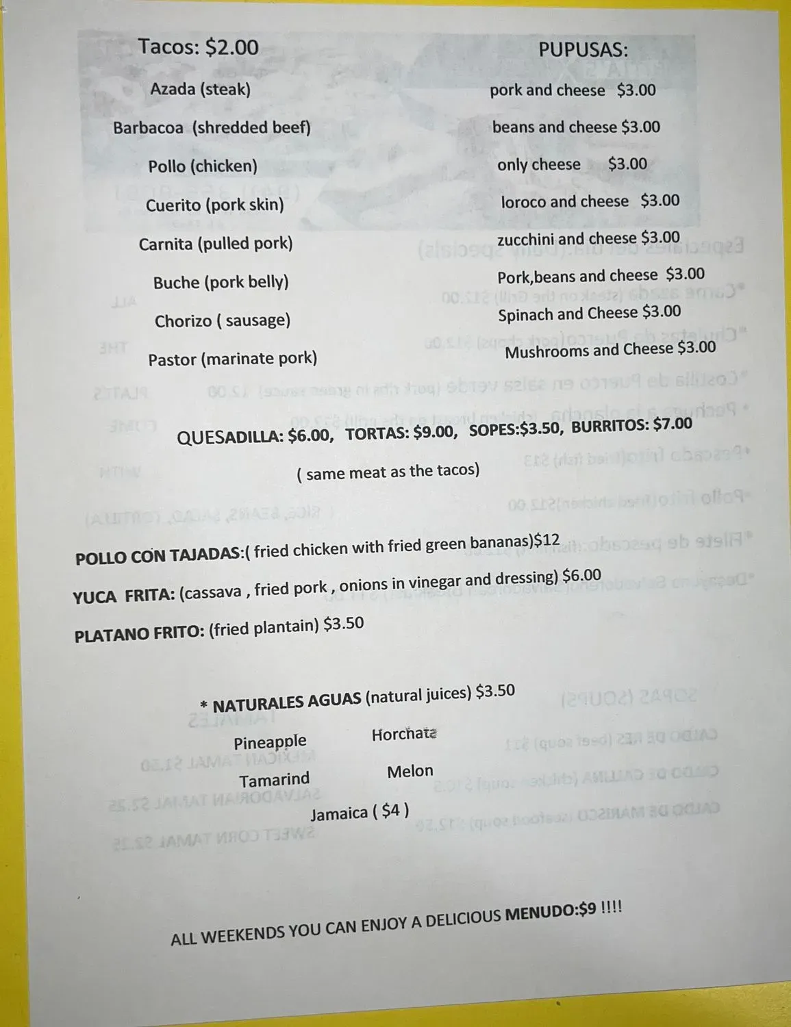 Menu 3