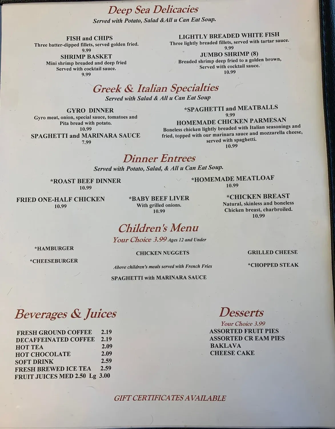 Menu 3