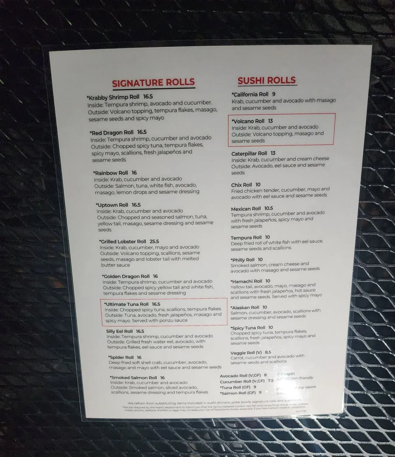 Menu 3