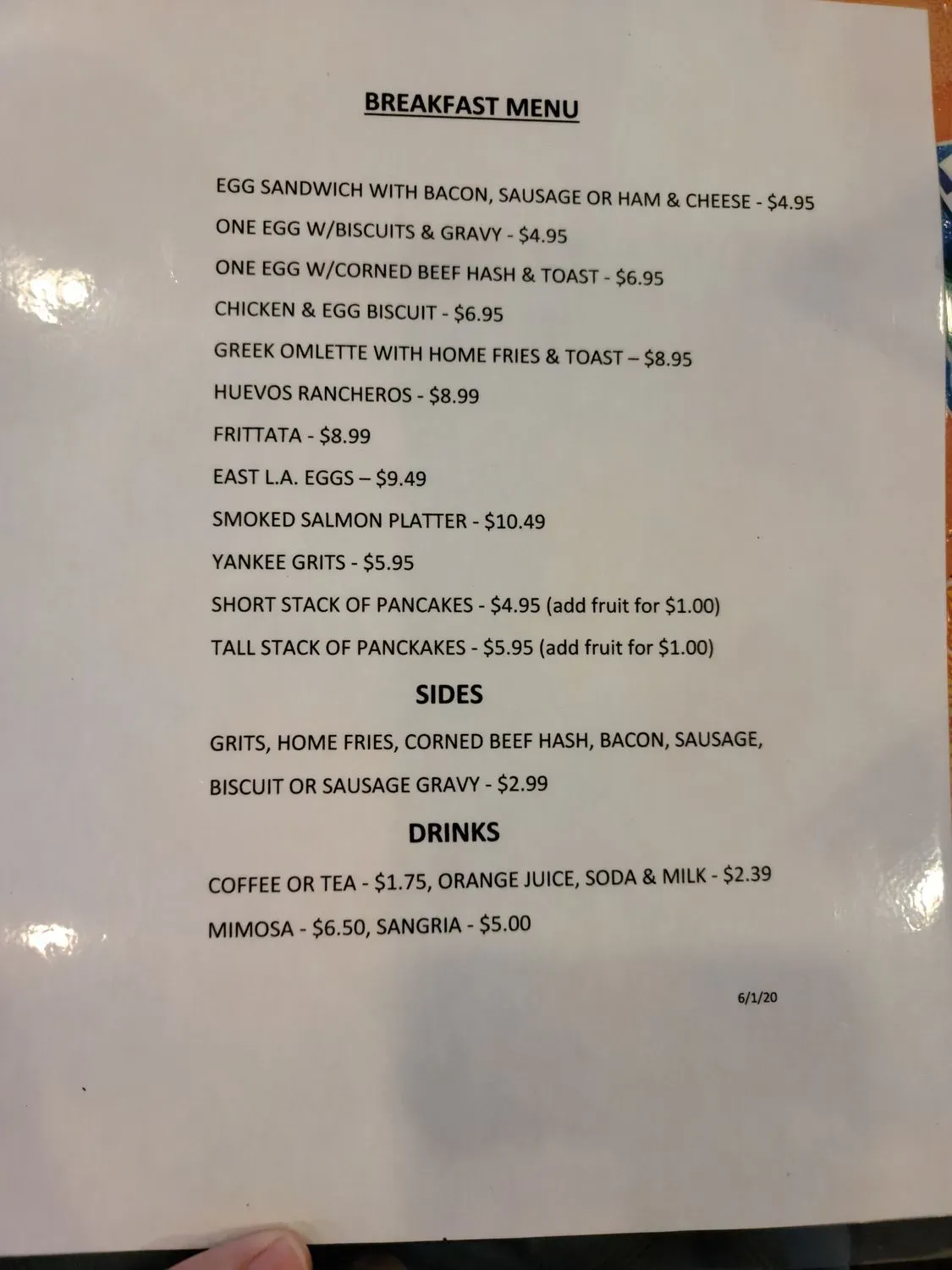 Menu 3