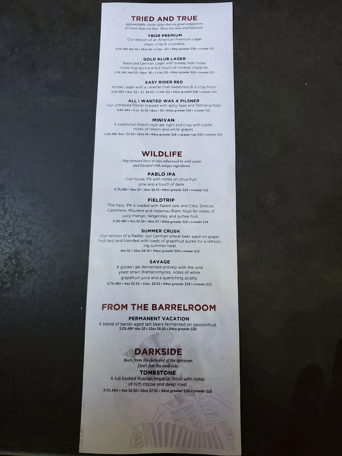 Menu 5