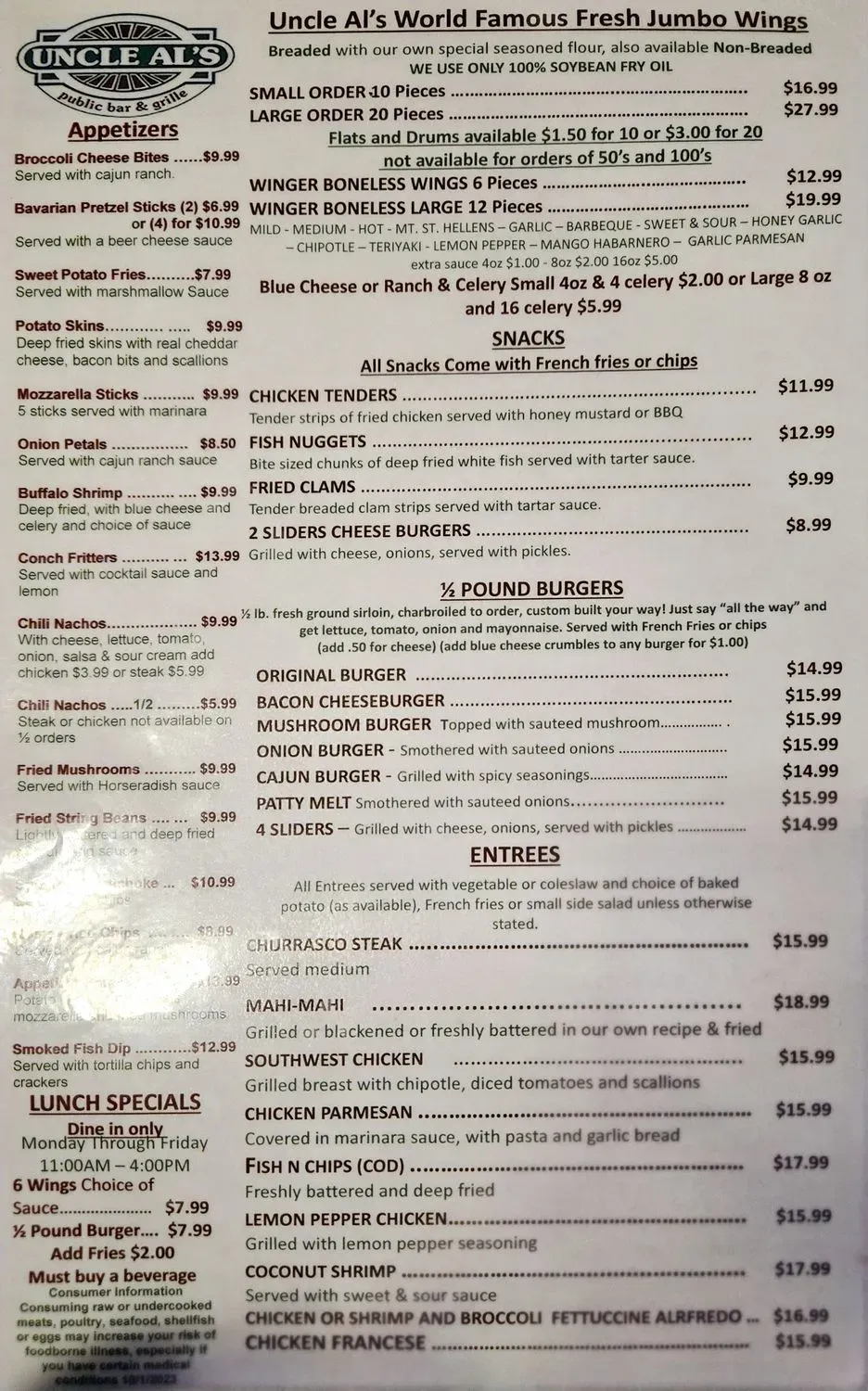 Menu 3