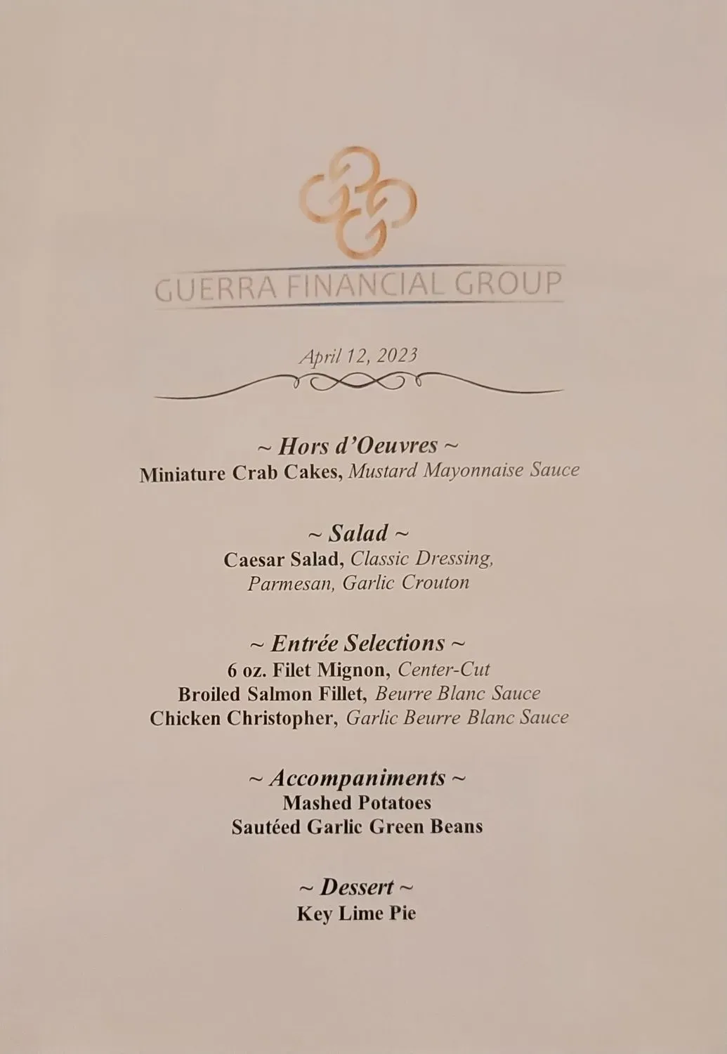 Menu 4