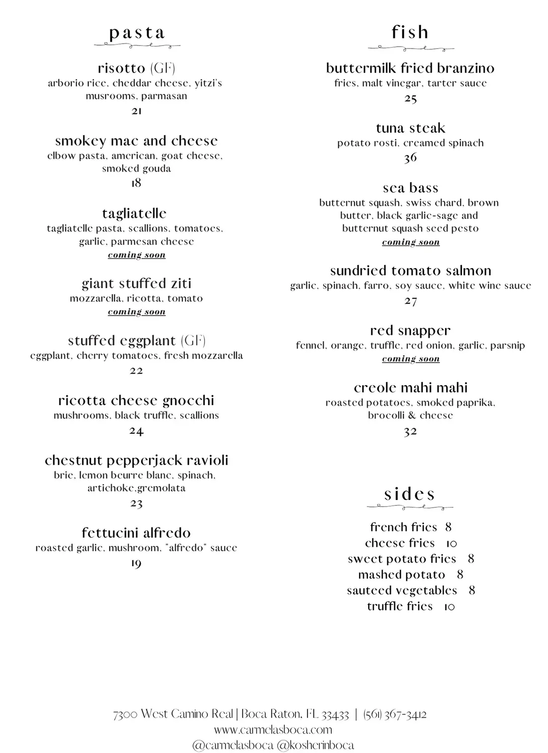 Menu 2