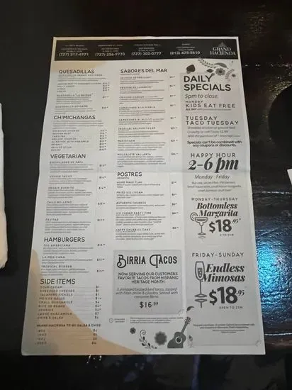 Menu 6