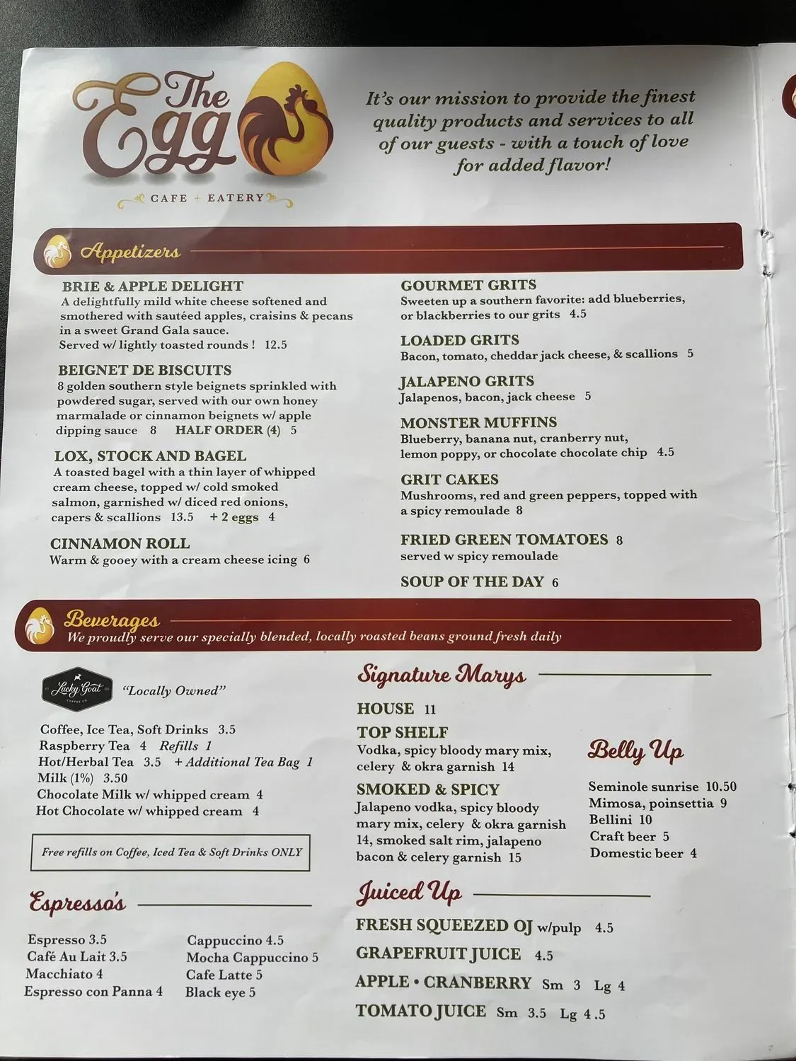 Menu 2