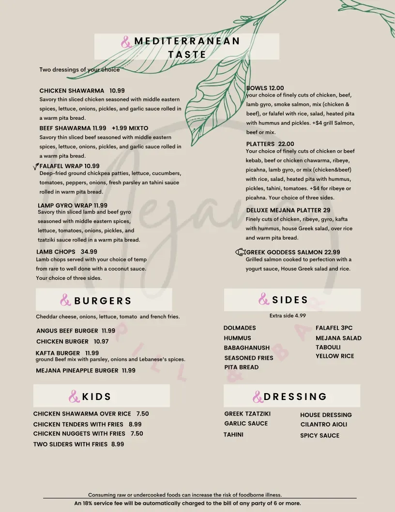 Menu 3