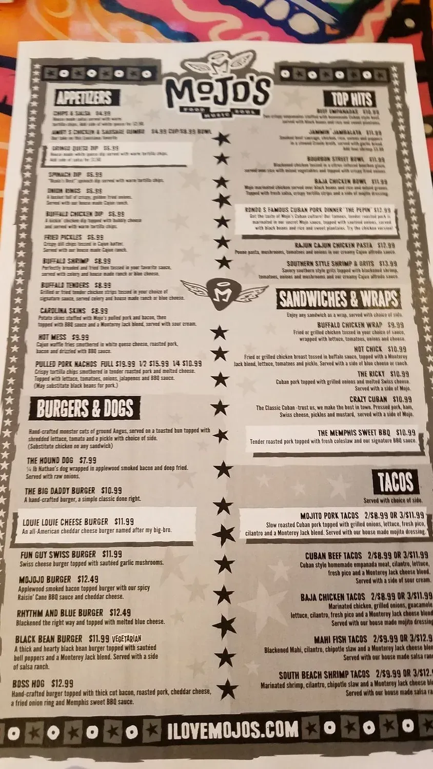 Menu 5