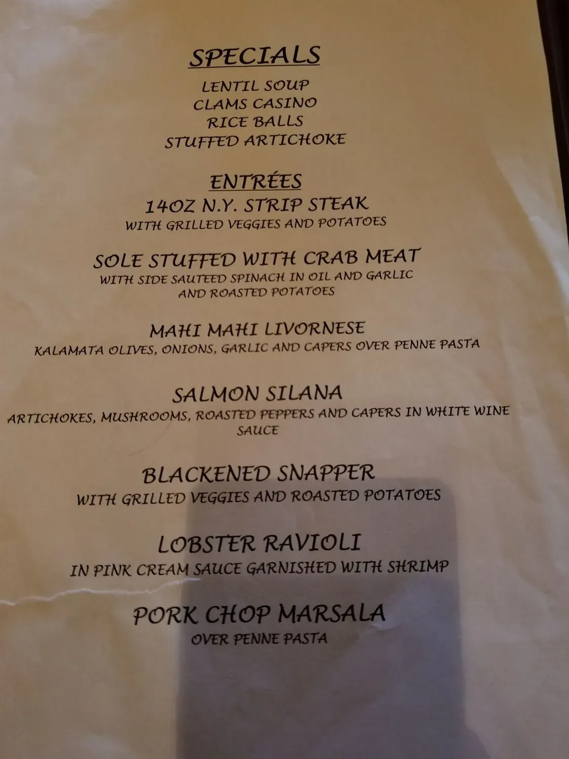 Menu 3