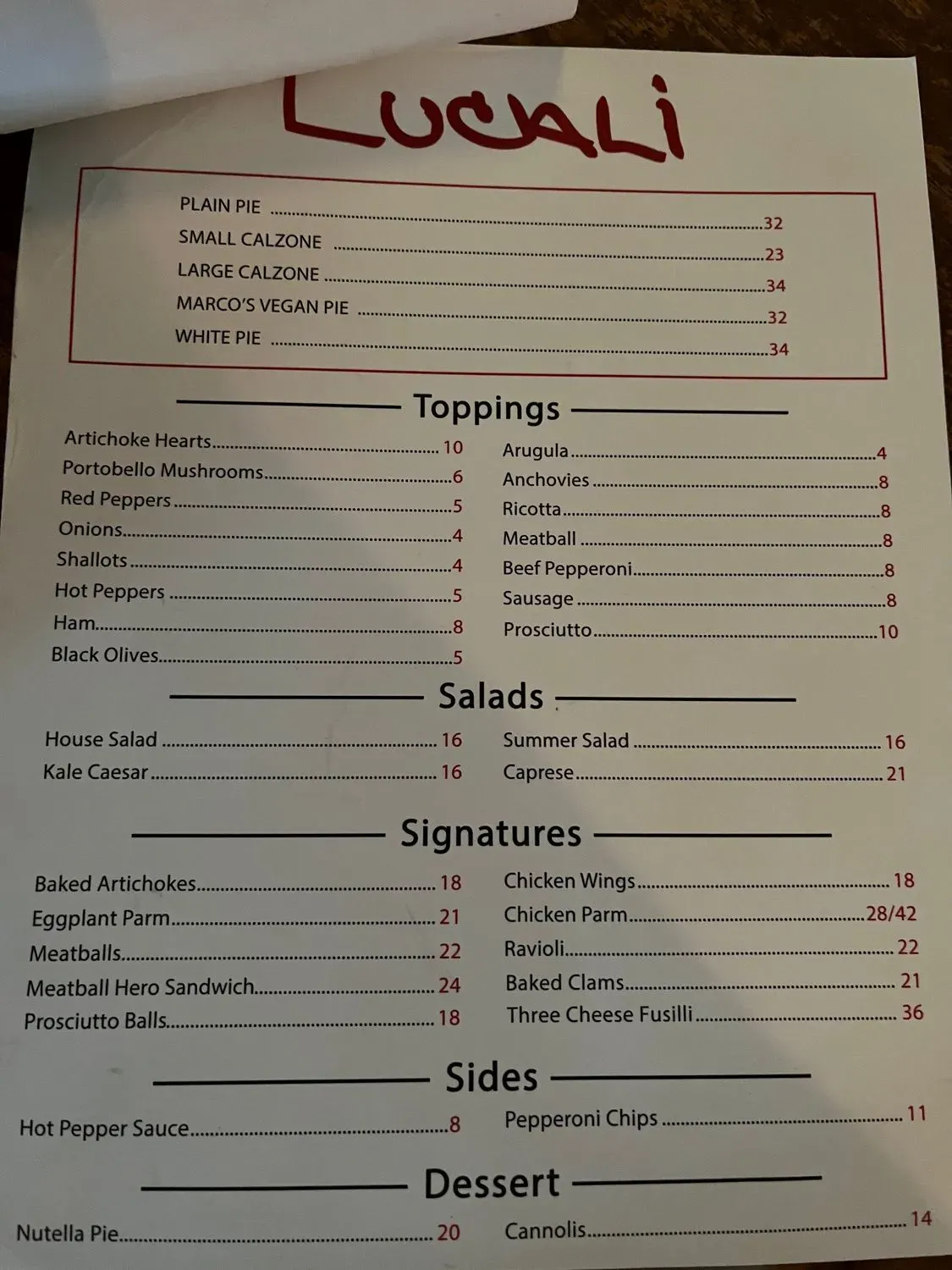 Menu 3