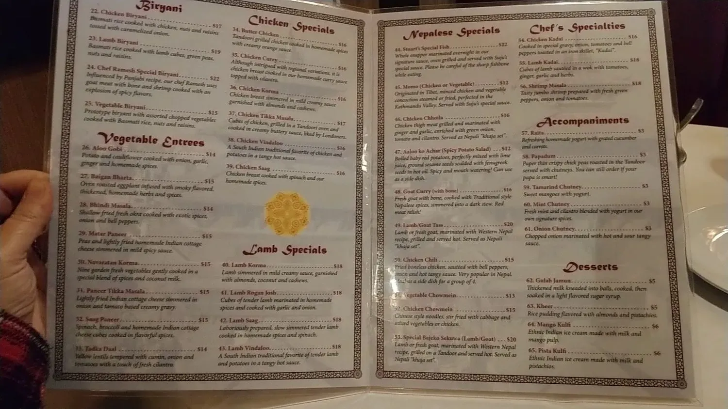 Menu 5