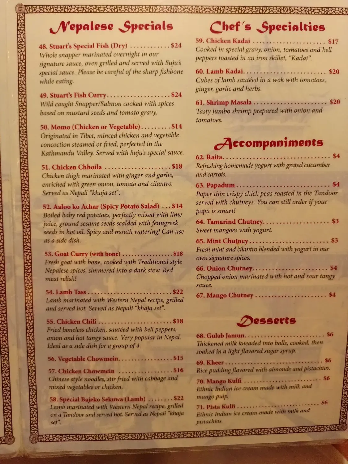 Menu 2