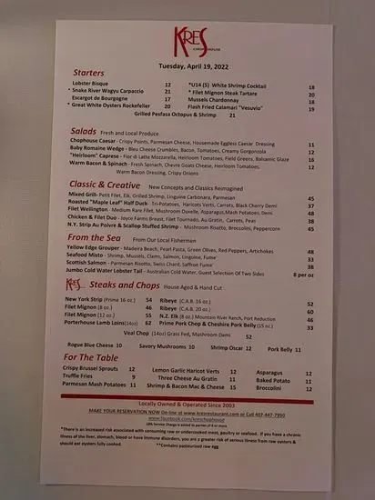 Menu 6