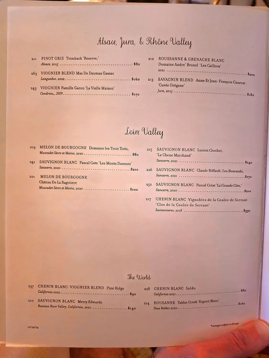 Menu 4